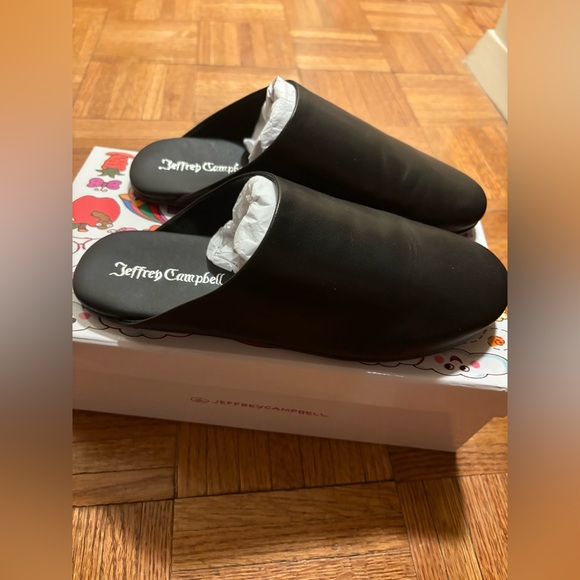 JEFFREY CAMPBELL Gunter Slipper in Black size 8 new with box - Picture 11 of 15